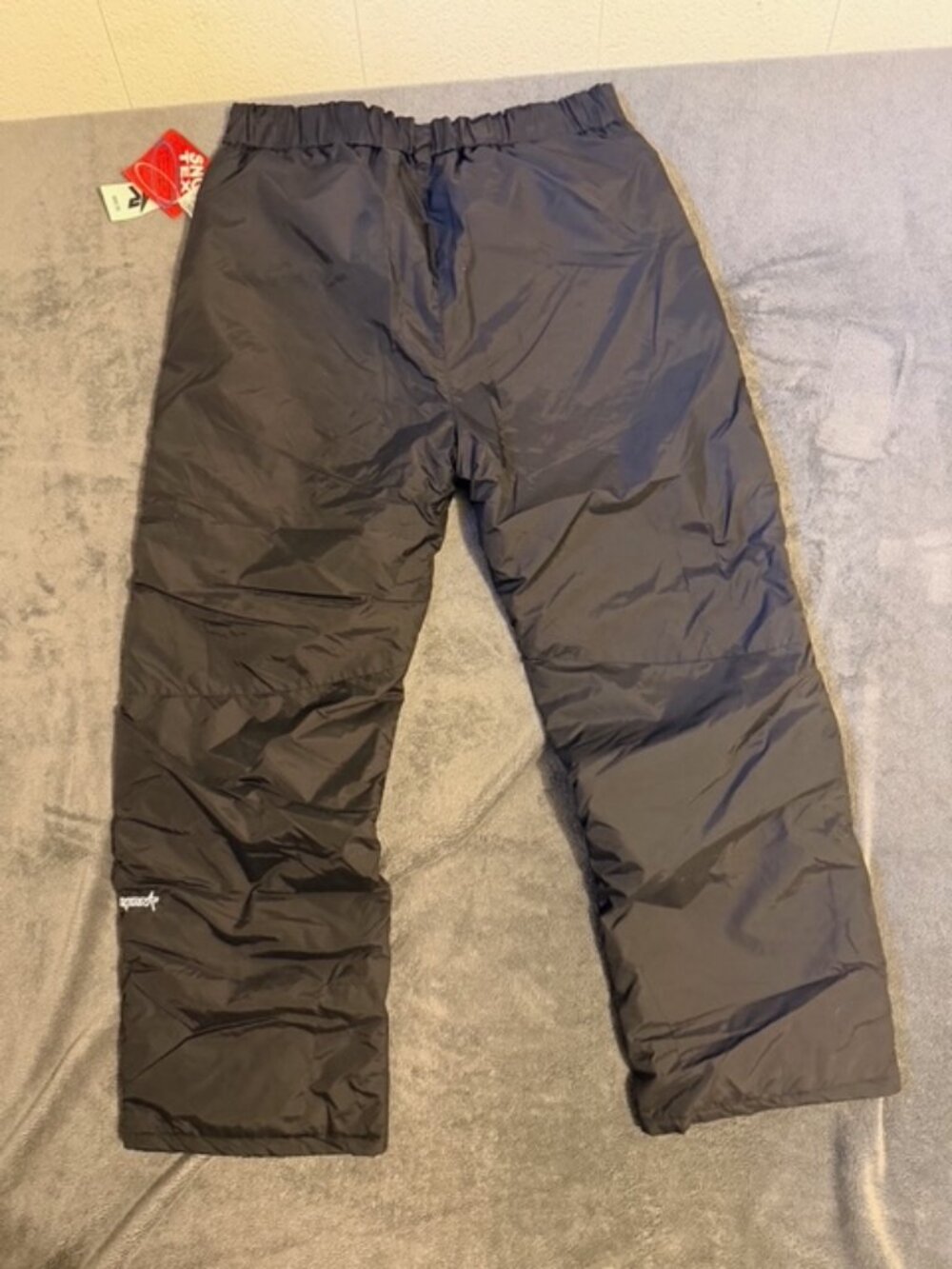 SkiGear Men's Snow Pants Large Black Waterproof Insulated NWT